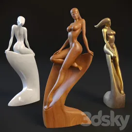 Sculpture of a naked woman